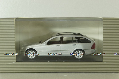 Mercedes C 200 T-Modell (S203) 2003, silver, B66961919, Minichamps 1:43