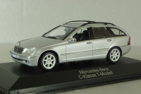 Mercedes C 200 T-Modell (S203) 2003, silver, B66961919, Minichamps 1:43