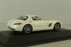 Mercedes SLS AMG (C197) 2010, white, 450741100, Schuco 1:43