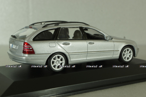 Mercedes C 200 T-Modell (S203) 2003, silver, B66961919, Minichamps 1:43