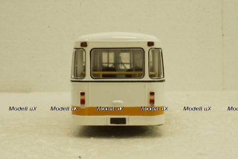 Лиаз-677М, белый/охра, Советский Автобус 1:43