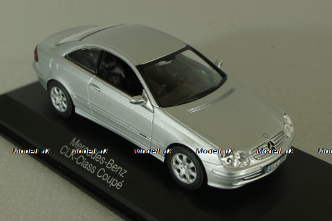 Mercedes CLK 320 Coupe (C209), silver, B66961945, Minichamps 1:43