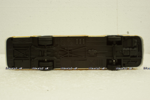 Лиаз-677М, белый/охра, Советский Автобус 1:43