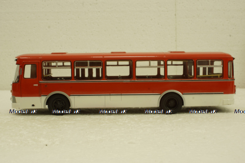 Лиаз-677М, красный/белый, Советский Автобус 1:43