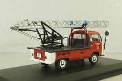Volkswagen T2a Feuerwehr mit Drehleiter  03341, Schuco 1:43