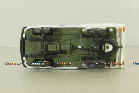 Уаз-3962, МЧС, пластик, Агат 1:43