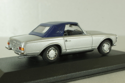 Mercedes 230 SL (W113) 1963, silver, B66040118, Minichamps 1:43