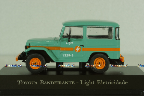 Toyota Land Cruiser BJ40 Bandeirante Light Eletricidade 1970, Altaya 1:43