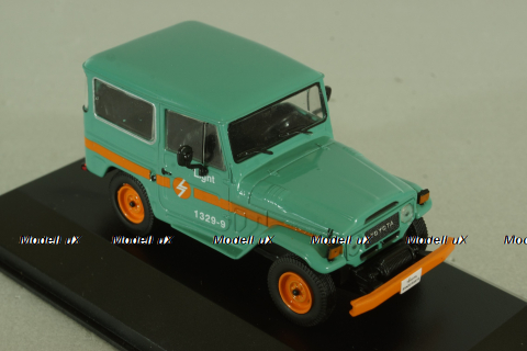 Toyota Land Cruiser BJ40 Bandeirante Light Eletricidade 1970, Altaya 1:43