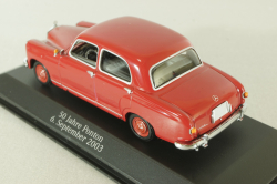 Mercedes 180 A Ponton (W180) 1956, 50 years Ponton 06 September 2003, red, B66040358, Minichamps 1:43