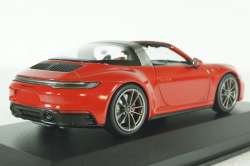 Porsche  911 (992) Targa 4 GTS 2022 Red 410061060, Minichamps 1:43