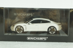 Porsche Taycan Turbo S 2020, white, 410068476, Minichamps 1:43