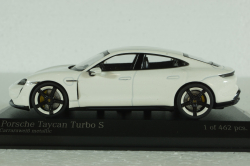 Porsche Taycan Turbo S 2020, white, 410068476, Minichamps 1:43