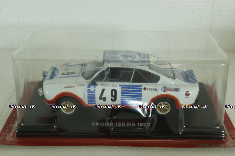 Skoda 130 RS #49, Rally Monte Carlo, 1977, Hachette 1:24 Выпуск №24 С журналом!