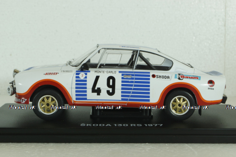 Skoda 130 RS #49, Rally Monte Carlo, 1977, Hachette 1:24 Выпуск №24 С журналом!