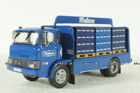 Ebro E-95 Truck Portabottiglie Mahou 2-assi 1976, Camiones y Autobuses, Salvat 1:43