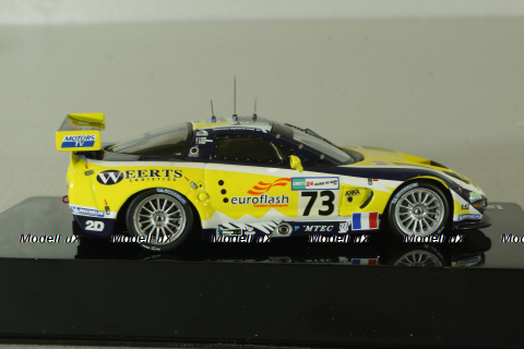 Chevrolet Corvette C5-R #73 Le Mans 2007, yellow, LMM128, IXO 1:43 