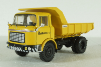 Barreiros Puma Truck Cassone Ribaltabile Movimento Terra 2-Assi 1961, Yellow Camiones y Autobuses, Salvat 1:43