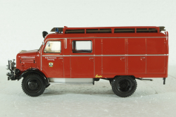 Borgward LF8 Truck 1958  Fire Engine, Camions de Pompiers, Hachette 1:43