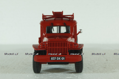 Dodge WC54 Truck Scala With Trailer 1949, Camions de Pompiers, Hachette 1:43