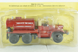 GMC CC Diamond Tanker Truck Service Incendie 1963, Camions de Pompiers, Hachette 1:43