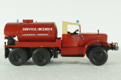 GMC CC Diamond Tanker Truck Service Incendie 1963, Camions de Pompiers, Hachette 1:43