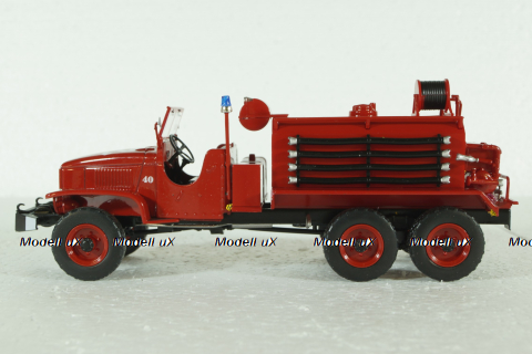 GMC CCKW 353 Tanker Truck 1960  Fire Engine, Camions de Pompiers, Hachette 1:43