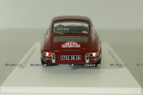 Porsche 911 #50, red, Rally Monte Carlo 1966, S6604, Spark 1:43