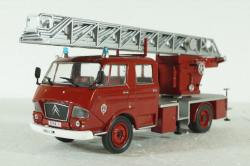 Citroen 450 Oldem 87 Truck Scala 1966, Camions de Pompiers, Hachette 1:43