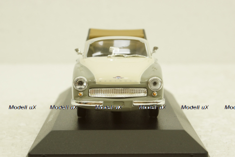 Wartburg A311 Cabriolet, 1958, grey/white, 940015930, Maxichamps 1:43