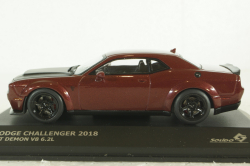 Dodge Challenger Srt Hellcat Coupe 2020, Red, 4310304, Solido 1:43