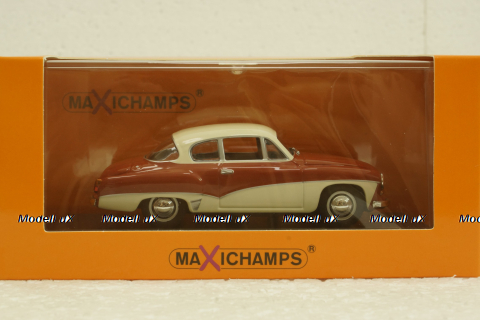 Wartburg A311 Coupe, 1958, red/white, 940015921, Maxichamps 1:43