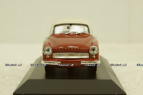 Wartburg A311 Coupe, 1958, red/white, 940015921, Maxichamps 1:43