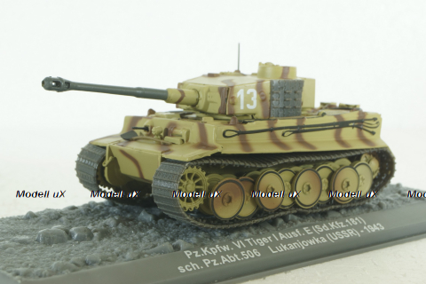 Pz.Kpfw. VI Tiger I Ausf.E (Sd.Kfz.181), Lukanjowka (USSR) 1943, Altaya 1:72