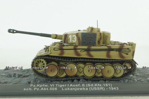 Pz.Kpfw. VI Tiger I Ausf.E (Sd.Kfz.181), Lukanjowka (USSR) 1943, Altaya 1:72