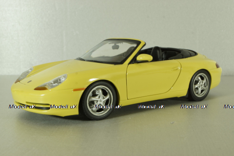 Porsche 911 (996) cabrio, yellow, 27906, UT Models 1:18