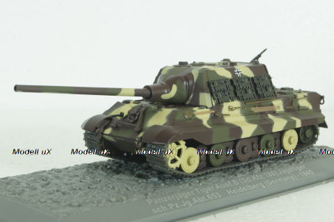Panzerjager Tiger  Ausf.B (Sd.Kfz.186) Jagdtiger, Heidelberg (Germany)1945, Altaya 1:72