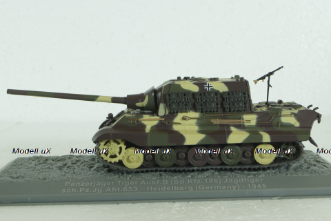 Panzerjager Tiger  Ausf.B (Sd.Kfz.186) Jagdtiger, Heidelberg (Germany)1945, Altaya 1:72