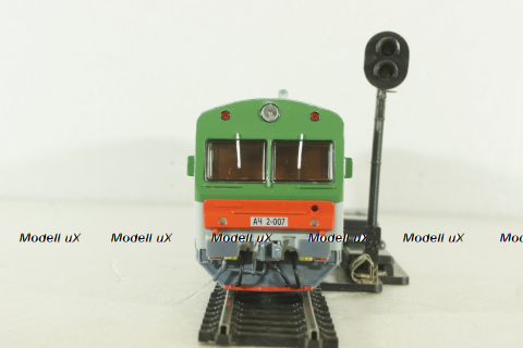 АЧ2 автомотриса, зеленый, Наши поезда № 10, Modimio 1:87