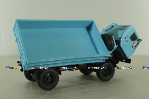 КАЗ-4540 самосвал 4х4, синий, Автоистория 1:43