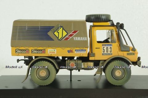 Mercedes Unimog, #503 Rally Paris-Dakar 1984 (P.Bonera - V.Grassi), Norev 1:43
