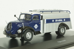Magirus S6500 fuel truck Aral darkblue, Schuco 1:43