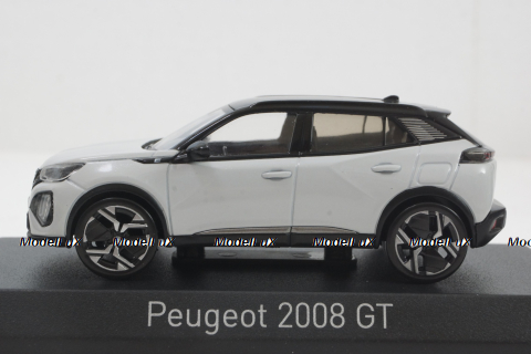 Peugeot 2008 GT 2024, white, 472872, Norev 1:43