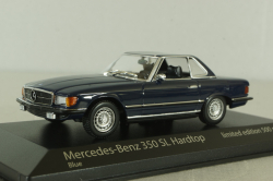 Mercedes 350 SL (R107) 1974, blue, 943033454, Minichamps (Maxichamps) 1:43