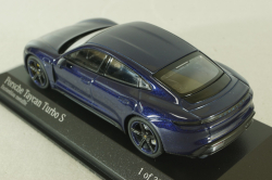 Porsche Taycan Turbo S, 2020, blue, 410068475, Minichamps 1:43 Уценка!