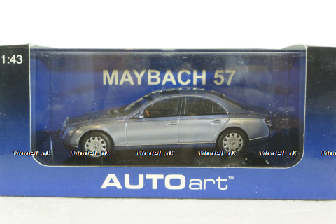 Maybach 57 SWB 2003 blue, 56151, Auto Art 1:43