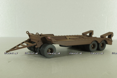 Прицеп ЧМЗАП-5208 , коричневый, Modellux 1:43