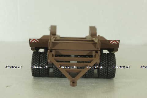Прицеп ЧМЗАП-5208 , коричневый, Modellux 1:43