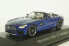 Mercedes AMG GT Roadster (R190) metallic-blue canopy removable, B66960407, Spark 1:43