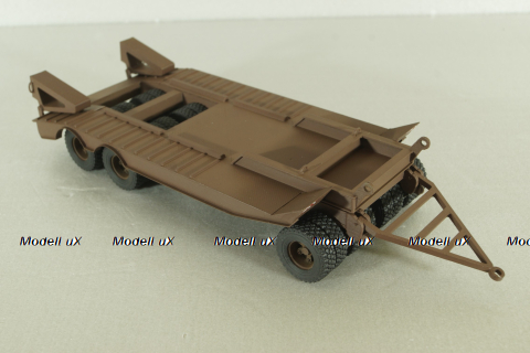 Прицеп ЧМЗАП-5208 , коричневый, Modellux 1:43